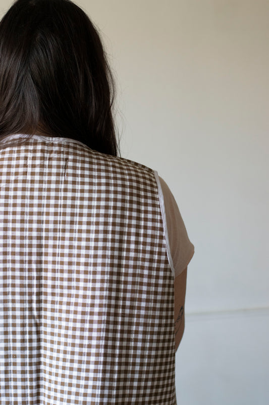 "i just want to be a picnic blanket" vest 🧺