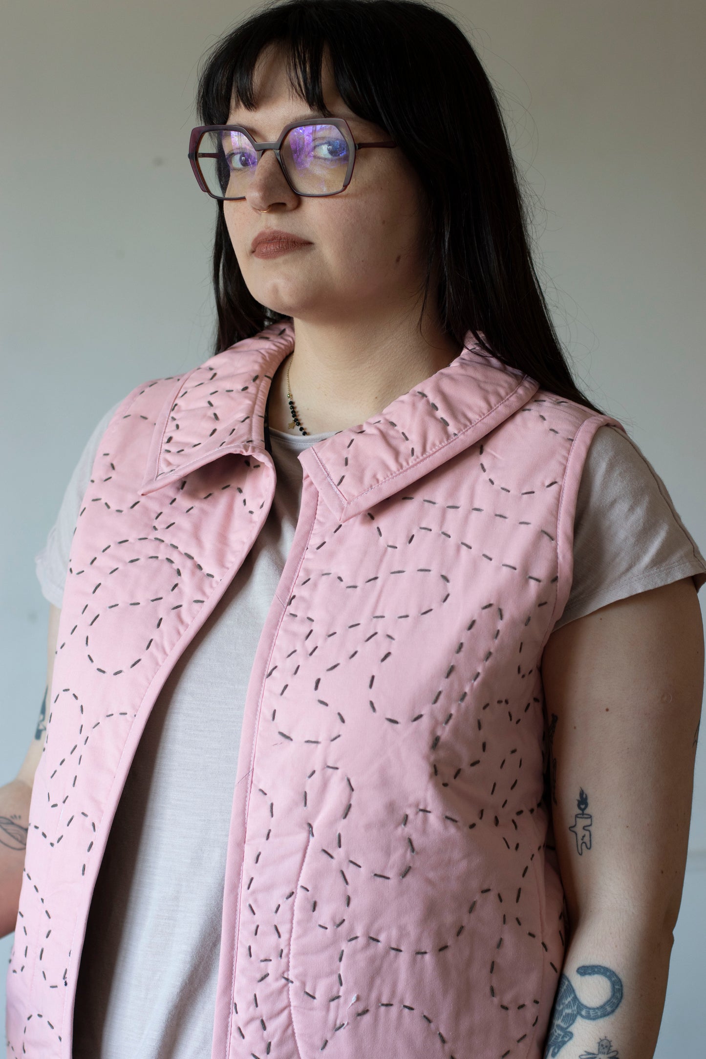 "roaming around" vest 🗺️